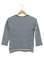 Vorschaubild 2 von Kinder Langarmshirt Gr. 140 Blau Gestreift Basic Casual