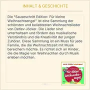 Vorschaubild 3 von Detlev Jöcker Weihnachtslieder Buch "Kleine Weihnachtsengel" Kinder Advent Musik
