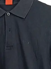 Vorschaubild 3 von Herren Poloshirt Gr. 36 Schwarz Casual Baumwolle