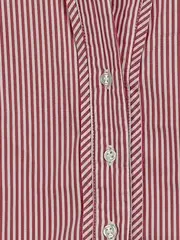 Vorschaubild 6 von Damen Bluse Gestreift Rot Weiß Gr. 38 Klassisch