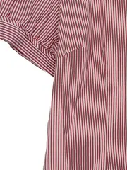 Vorschaubild 4 von Damen Bluse Gestreift Rot Weiß Gr. 38 Klassisch