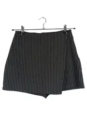 Vorschaubild 1 von Damen Hosenrock Gr. M 38 Schwarz Gestreift Modern Casual