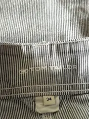 Vorschaubild 5 von Damen Stoffhose Gr. 34 Blau Gestreift Casual Capri