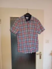 Vorschaubild 2 von Herren Freizeithemd Kurzarm Kariert Baumwolle Gr. 52 XL