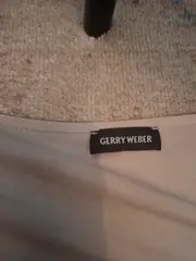 Vorschaubild 3 von Damen Top Shirt Gr. 40 Ethno Muster Wasserfallausschnitt 3/4-Arm