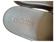 Vorschaubild 3 von Adilette Damen Badeschuhe Slides Gr. 38 Grau Silber Badelatschen
