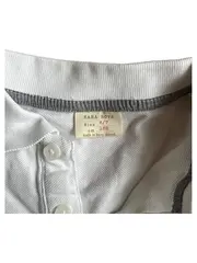 Vorschaubild 2 von Boys Kinder Poloshirt Langarm Weiß Gr. 122 Jungen Klassisch