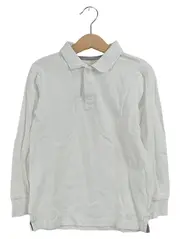 Vorschaubild 1 von Boys Kinder Poloshirt Langarm Weiß Gr. 122 Jungen Klassisch