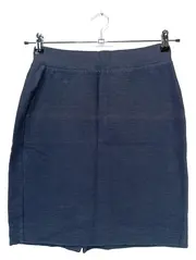 Vorschaubild 1 von Damen Rock Bleistiftrock Gr. 34 Blau Business Midi