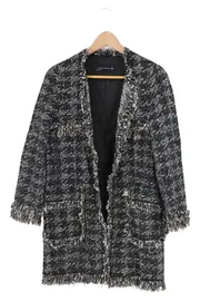 Vorschaubild 1 von Damen Leichte Jacke 34/XS Mehrfarbig Elegant Klassisch Tweed Fransen