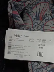 Vorschaubild 4 von Arne Mom Jeans Damen Grau L (40) Casual Stretch