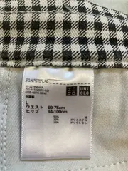 Vorschaubild 2 von Stoffhose Damen Gr. L W31 Schwarz Kariert Casual Cropped