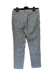 Vorschaubild 3 von Stoffhose Damen Gr. L W31 Schwarz Kariert Casual Cropped