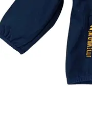 Vorschaubild 3 von Kinder Softshell Jacke Gr. 74 Blau Kapuze Little Wild One