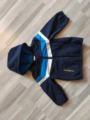 Vorschaubild 8 von Kinder Softshell Jacke Gr. 74 Blau Kapuze Little Wild One