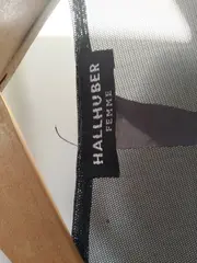 Vorschaubild 4 von Damen Langarmshirt Netzshirt Gr. 36/S Modern Schwarz Polyester Rüschen