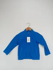 Vorschaubild 3 von Fleecejacke Kinder Gr. 104-110 Blau Outdoor