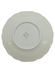 Vorschaubild 2 von Unterteller Porzellan Goldrand Blumenmuster Bavaria 15cm