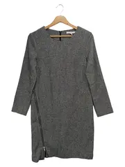 Vorschaubild 1 von Damen Etuikleid Gr. 34/XS Grau Business Bleistiftkleid Elegant