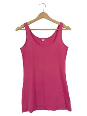 Vorschaubild 1 von Damen Unterhemd Basic Tank Top Gr. 34 Pink Baumwolle