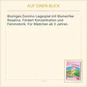 Vorschaubild 2 von Blumenfee Domino Legespiel für Kinder Blumen Fee Spielzeug