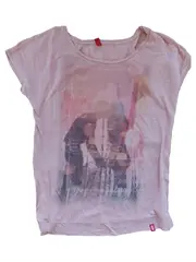 Vorschaubild 1 von EDC Damen T-Shirt Rosa XS Casual Grafischer Print