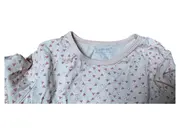 Vorschaubild 2 von Kinder Mädchen Langarmshirt Rosa Gr. 128 Geometrisch Baumwolle