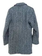 Vorschaubild 5 von Herren Wollmantel Gr. S Fischgrätenmuster Grau Klassisch