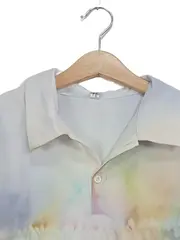 Vorschaubild 3 von Damen Poloshirt Mehrfarbig Casual Gr. 170 x 173 cm