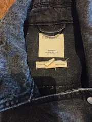 Vorschaubild 7 von Damen Jeansjacke Biker Stil Grau Gr. 40/L