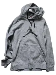 Vorschaubild 1 von Jordan Herren Kapuzenpullover Hoodie Grau Gr. 50/L Sportlich Casual