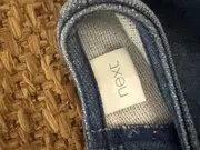 Vorschaubild 5 von Jeanskleid Gr. 86 Blau Casual Uni Baumwolle Frühling Sommer Kinder