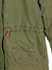 Vorschaubild 2 von Damen Parka mit Kapuze Gr. 36/S Oliv Winterjacke gefüttert