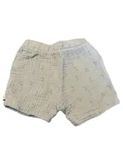 Vorschaubild 2 von Musselin Shorts Baby Gr. 68 Grün Palmen Baumwolle