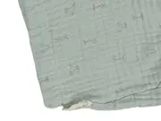 Vorschaubild 4 von Musselin Shorts Baby Gr. 68 Grün Palmen Baumwolle