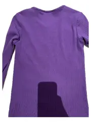 Vorschaubild 4 von Damen Langarmshirt Gr. S Lila Rippstrick Keyhole Casual