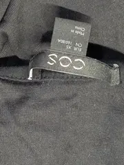 Vorschaubild 3 von Damen T-Shirt Schwarz Gr. 34/XS Basic Modern Baumwolle Kurzarm