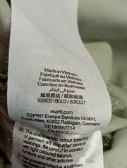 Vorschaubild 7 von Damen Stoffhose Gr. 34 XS Grün Casual Reißverschluss-Details