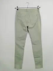 Vorschaubild 3 von Damen Stoffhose Gr. 34 XS Grün Casual Reißverschluss-Details