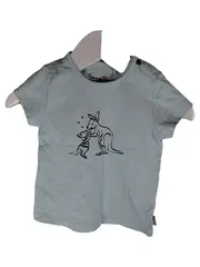 Vorschaubild 1 von Kidswear Baby T-Shirt Känguru Motiv Gr. 68 Hellblau
