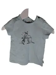 Vorschaubild 2 von Kidswear Baby T-Shirt Känguru Motiv Gr. 68 Hellblau