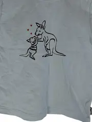 Vorschaubild 3 von Kidswear Baby T-Shirt Känguru Motiv Gr. 68 Hellblau