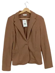 Vorschaubild 1 von Damen Blazer Gr. 38 M Braun Casual Polyester Baumwolle