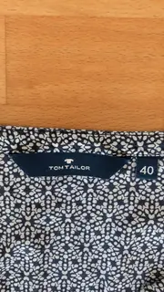 Vorschaubild 4 von Damen T-Shirt Gr. 40/L Blau Casual Viskose