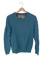 Vorschaubild 1 von Herren Pullover Gr. S Petrol Casual Rundhals Baumwolle
