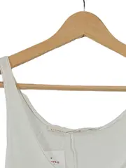 Vorschaubild 2 von Schumacher Damen Unterhemd Gr. 42 Weiß Basic Baumwolle Tank Top Shirt