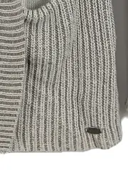 Vorschaubild 4 von Strickjacke Damen Beige Gr. 36/S Casual Rippstrick Meliert