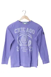 Vorschaubild 1 von Langarmshirt Kinder 164 Lila Casual Sportlich Chicago Print