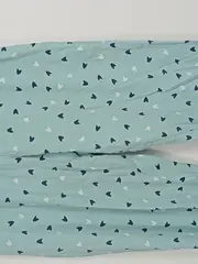 Vorschaubild 3 von Mädchen Schlafhose Pyjamahose Herzmuster Türkis Gr. 146/152