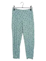 Vorschaubild 1 von Mädchen Schlafhose Pyjamahose Herzmuster Türkis Gr. 146/152